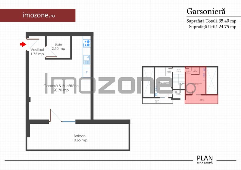 Garsoniera de vanzare, bloc nou, finisatala cheie, centrala termica individuala